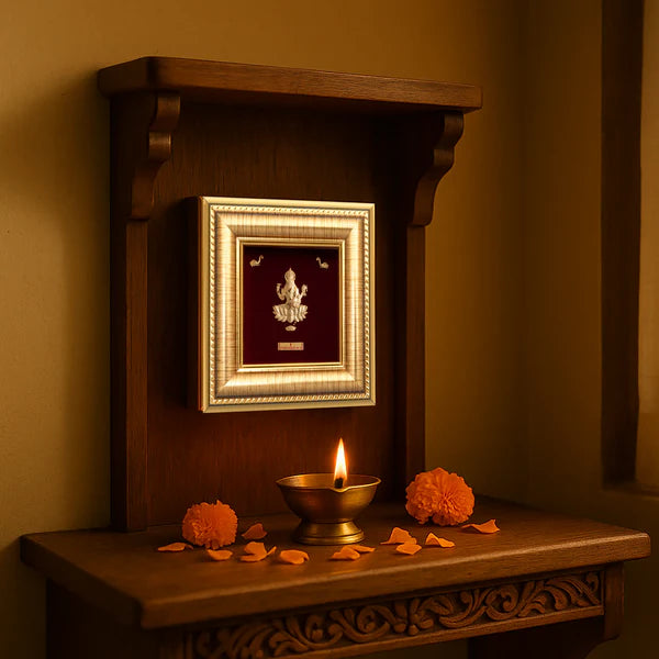 Goddess Lakshmi Gold Art Piece - A10